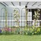 58" x 73" Outdoor Garden Trellis for Climbing Plants and Decorative Fence